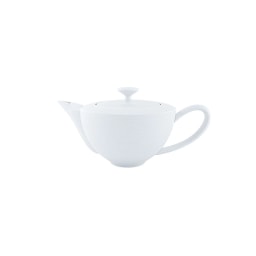 J.L Coquet, Hémisphère White Satin, Teapot, small