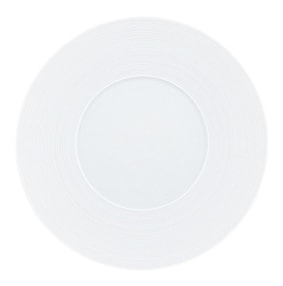 J.L Coquet, Hémisphère White Satin, 29cm plate