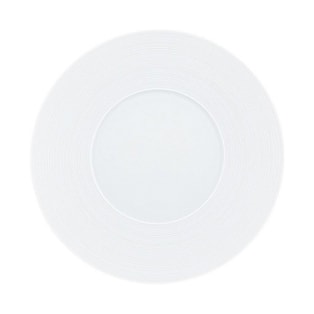 J.L Coquet, Hémisphère White Satin, Dessert plate
