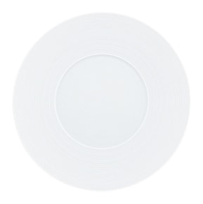 J.L Coquet, Hémisphère White Satin, Dinner plate