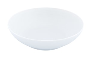 J.L Coquet, Hémisphère White Satin, Salad bowl, large