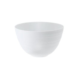 J.L Coquet, Hémisphère White Satin, Salad serving bowl, maxi
