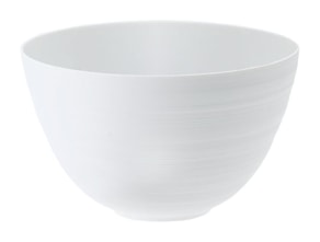 J.L Coquet, Hémisphère White Satin, Salad serving bowl, maxi