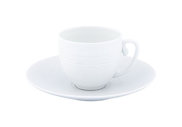 J.L Coquet, Hémisphère White Satin, Coffee cup, extra