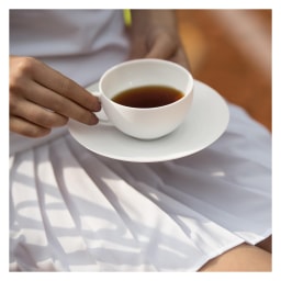 J.L Coquet, Hémisphère White Satin, Coffee cup, extra