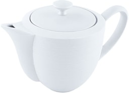 J.L Coquet, Hémisphère White Satin, Coffee pot, large