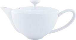 J.L Coquet, Hémisphère White Satin, Teapot, large
