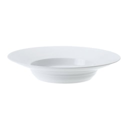 J.L Coquet, Hémisphère White Satin, Hollow dish with rim