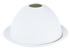 J.L Coquet, Hémisphère White Satin, Candle jar