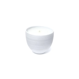 J.L Coquet, Hémisphère White Satin, Candle jar "vegetal milk" scent