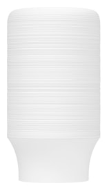 J.L Coquet, Hémisphère White Satin, Candle jar, large