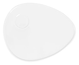J.L Coquet, Hémisphère White Satin, Tray for egg, small