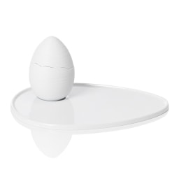J.L Coquet, Hémisphère White Satin, broken egg