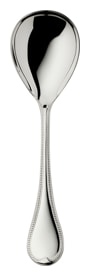 Robbe & Berking, Französisch-perl cutlery, silver plated, Compote / salad serving spoon, large