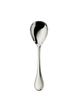 Robbe & Berking, Französisch-perl cutlery, sterling silver, Salad serving spoon