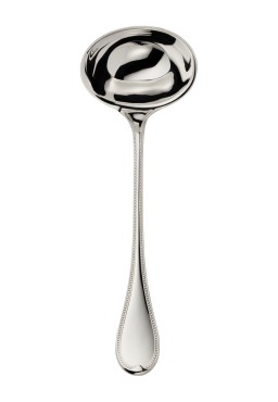 Robbe & Berking, Französisch-perl cutlery, sterling silver, Soup ladle