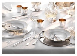 Robbe & Berking, Französisch-perl cutlery, sterling silver, Sugar spoon