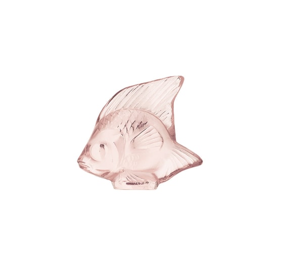 Lalique, Fish sculptures, Fish sculpture, pink