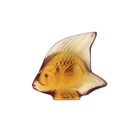Lalique, Fish sculptures, Fish sculpture, amber