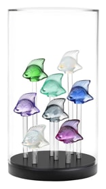 Lalique, Fish sculptures, Tank for 8 fishes