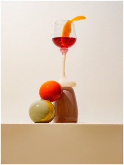 Helle Mardahl, Glasses and cups, Goblet large set of 2, off white