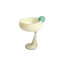 Helle Mardahl, Glasses and cups, Cocktail glass with a twist, champagne