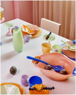 Helle Mardahl, Plates and bowls, Fruit bowl, orange