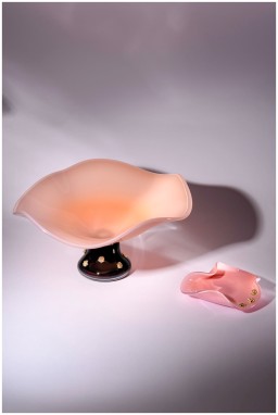 Helle Mardahl, Plates and bowls, Wave compotier, beige