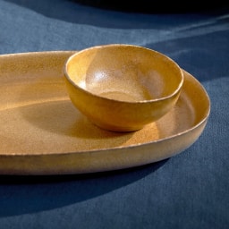 L'Objet, Terra leather, Sauce bowl