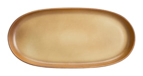 L'Objet, Terra leather, Oval platter, medium