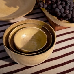 L'Objet, Terra leather, Sauce bowl