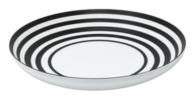 J.L Coquet, Hémisphère Black Bakelite, Pasta plate, medium