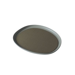 Giobagnara, Maris aluminium trays by Kelly Wearstler, Large round tray, cypress