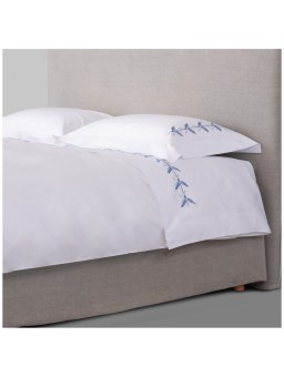 Jesurum, Plumes bed linen, Blue, Top Sheet