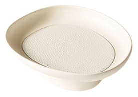 Giobagnara, Maris raised trays by Kelly Wearstler, Small raised tray, ivory