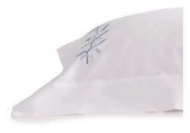 Jesurum, Plumes bed linen, Blue, Pillowcase