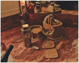 Giobagnara, Maris bar accessories by Kelly Wearstler, Marble coaster holder