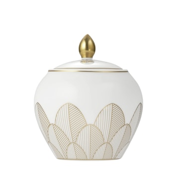 Christofle, Malmaison Impériale Gold, Covered sugar bowl