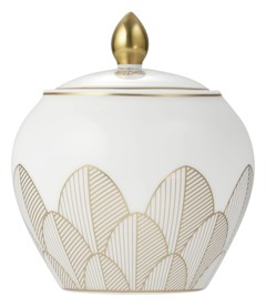 Christofle, Malmaison Impériale Gold, Covered sugar bowl