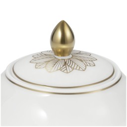 Christofle, Malmaison Impériale Gold, Covered sugar bowl