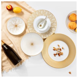 Christofle, Malmaison Impériale Gold, Salad serving bowl