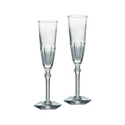 Baccarat, Harcourt eve, Flute glass clear, set of 2