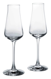 Baccarat, Château, Flute glass, set of 2