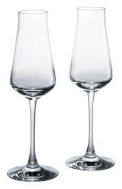 Baccarat, Château, Flute glass, set of 2