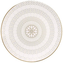 Baccarat, Arcadia gold, Presentation plate