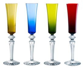 Baccarat, Mille Nuits bar collection, Flutissimo flute, set of 4