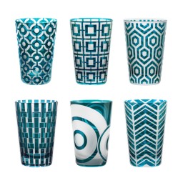 Artel, Polka dot tumblers, Tumbler, peacock