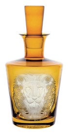 Artel, African Safari double old fashioned, Decanter, lion