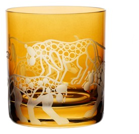 Artel, Safari double old fashioned tumblers, Double old fashioned tumbler, leopards