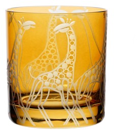 Artel, Safari double old fashioned tumblers, Double old fashioned tumbler, giraffes